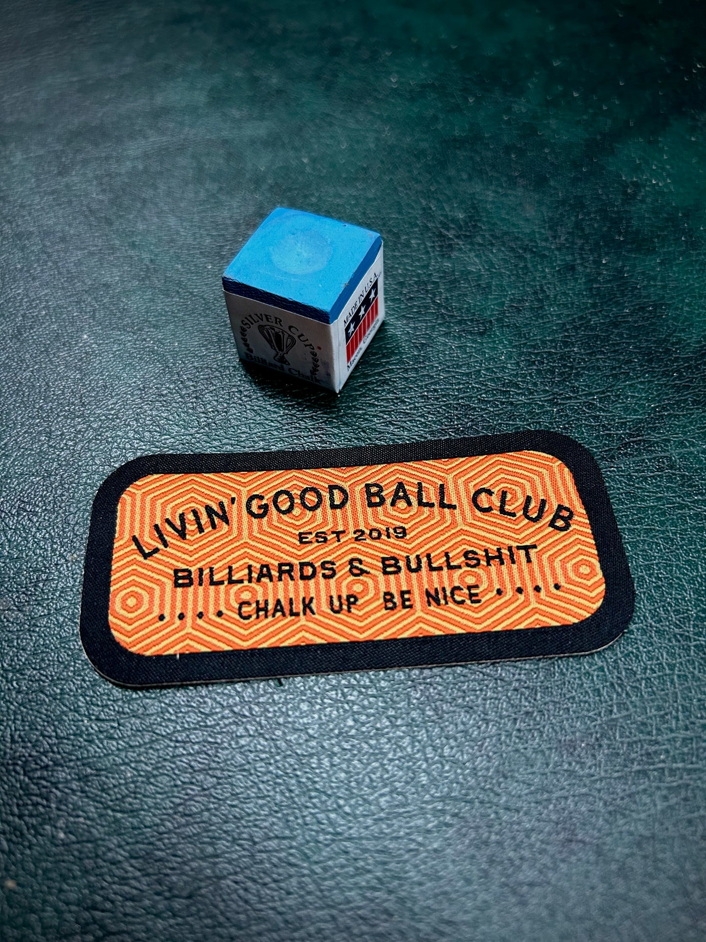 Billiards & Bullshit sticker patch