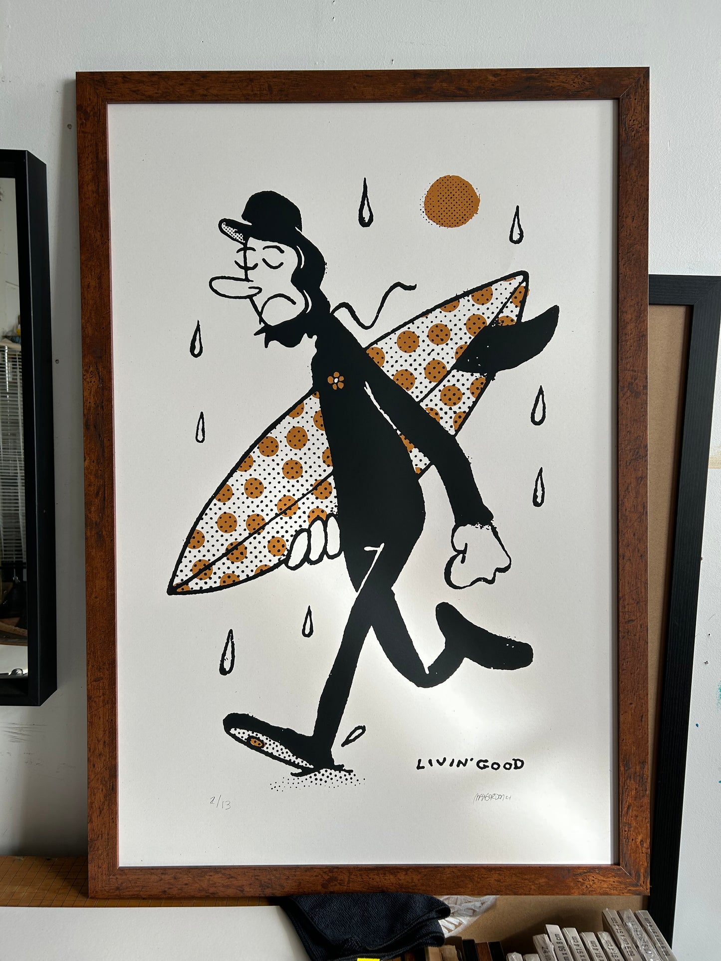 Art / Surfer Dude Dots 2nd Edition